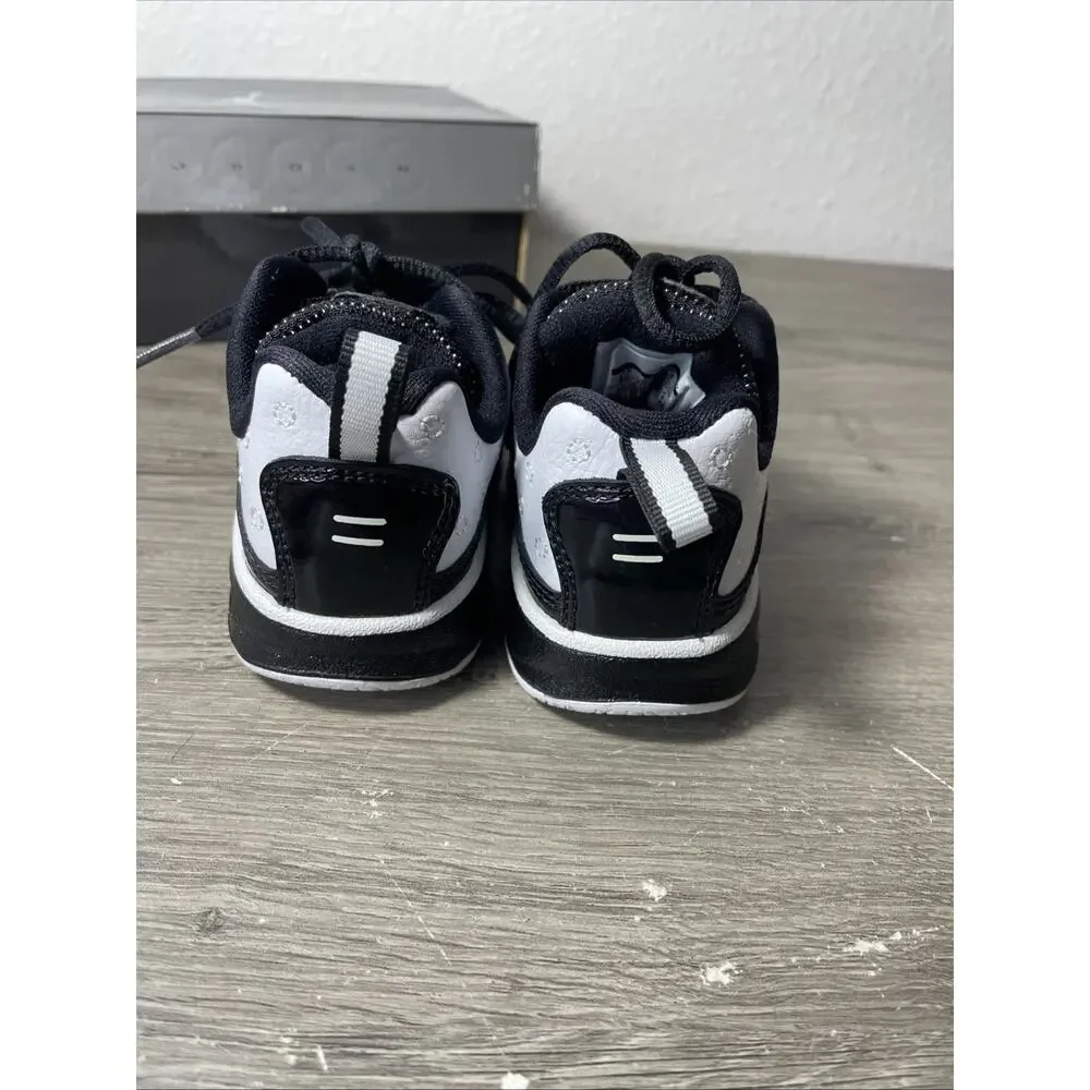Nike Jordan CMFT Viz Air 13 TD Toddler White Black Sneaker 441376-101 4C